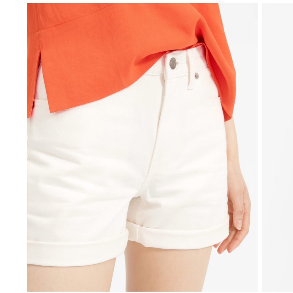 Everlane "The Denim Short" / Bone - White-Cream / Size 28